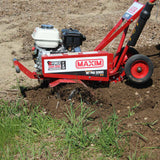 Maxim Compact Commercial Tiller, Honda GX120, Bolt-On Replaceable Tine Blades