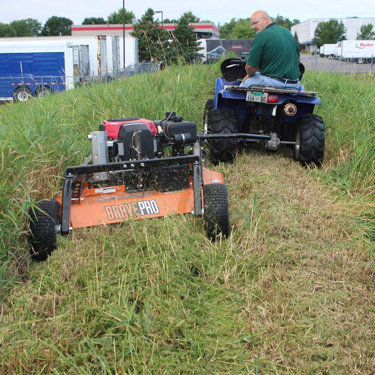 BravePro 44 in. Towable Rough Cut Mower — Honda GXV630 20 HP V-Twin