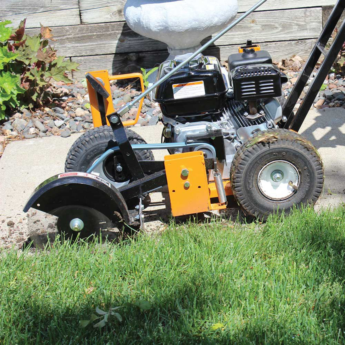BravePro Curb Lawn Edger — Star Blade, Honda GX160