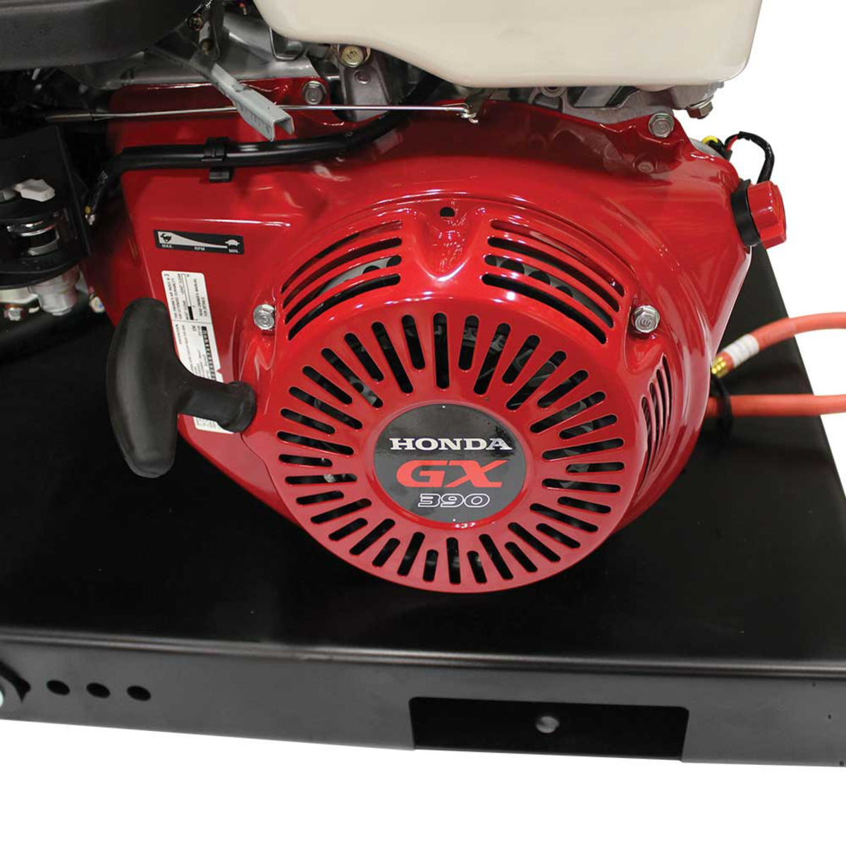 BravePro Skid Mount Hydraulic Power Pack — 2,000 PSI, 7 GPM, Honda GX390 Recoil Start