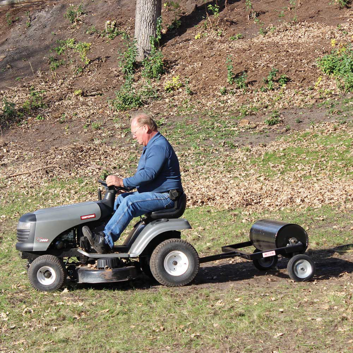 Maxim 36 in. Tow-Behind Lawn Roller, Pin Hitch, Water-Fillable Drum