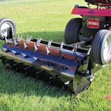 Maxim 36 in. Tow-Behind Spike Aerator, Gate-Width, Water-Fillable Drum