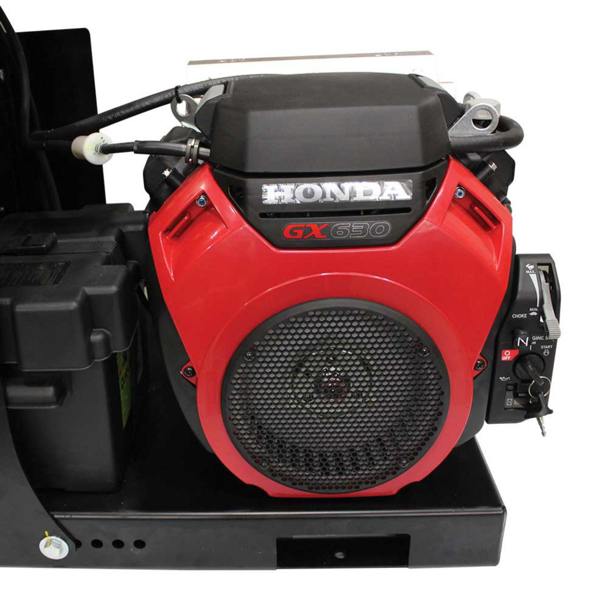 BravePro Skid Mount Hydraulic Power Pack — 2,000 PSI, 14 GPM, Honda GX630 Electric Start