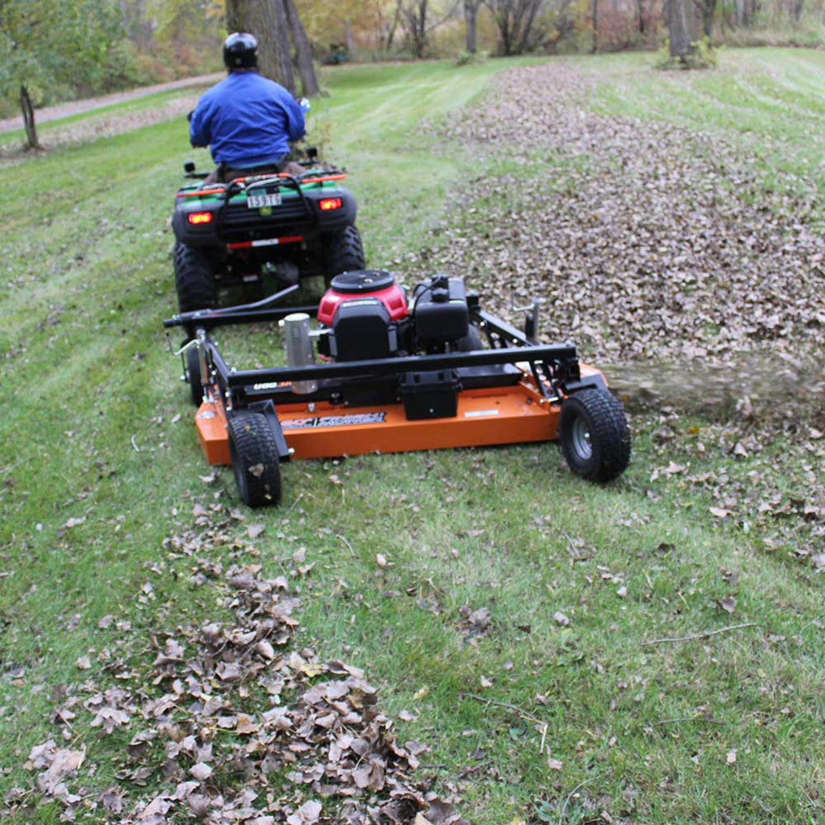 BravePro 60 in. Finish Cut Pull-Behind Mower — Honda GXV630 20 HP V-Twin