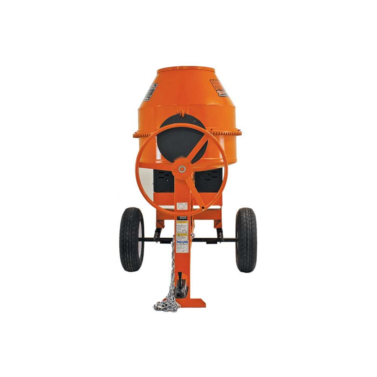 BravePro Concrete Mixer — 7 Cu. Ft. Steel Drum, Honda GX270