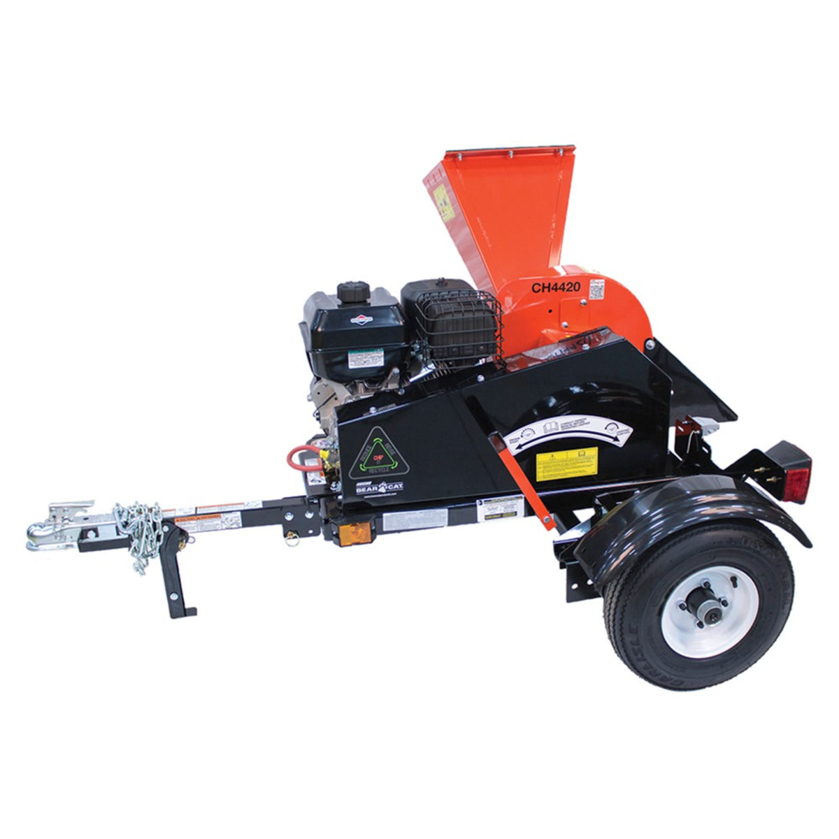 Bear Cat CH4420 4 In. Towable Chipper | 13 HP Briggs & Stratton XR