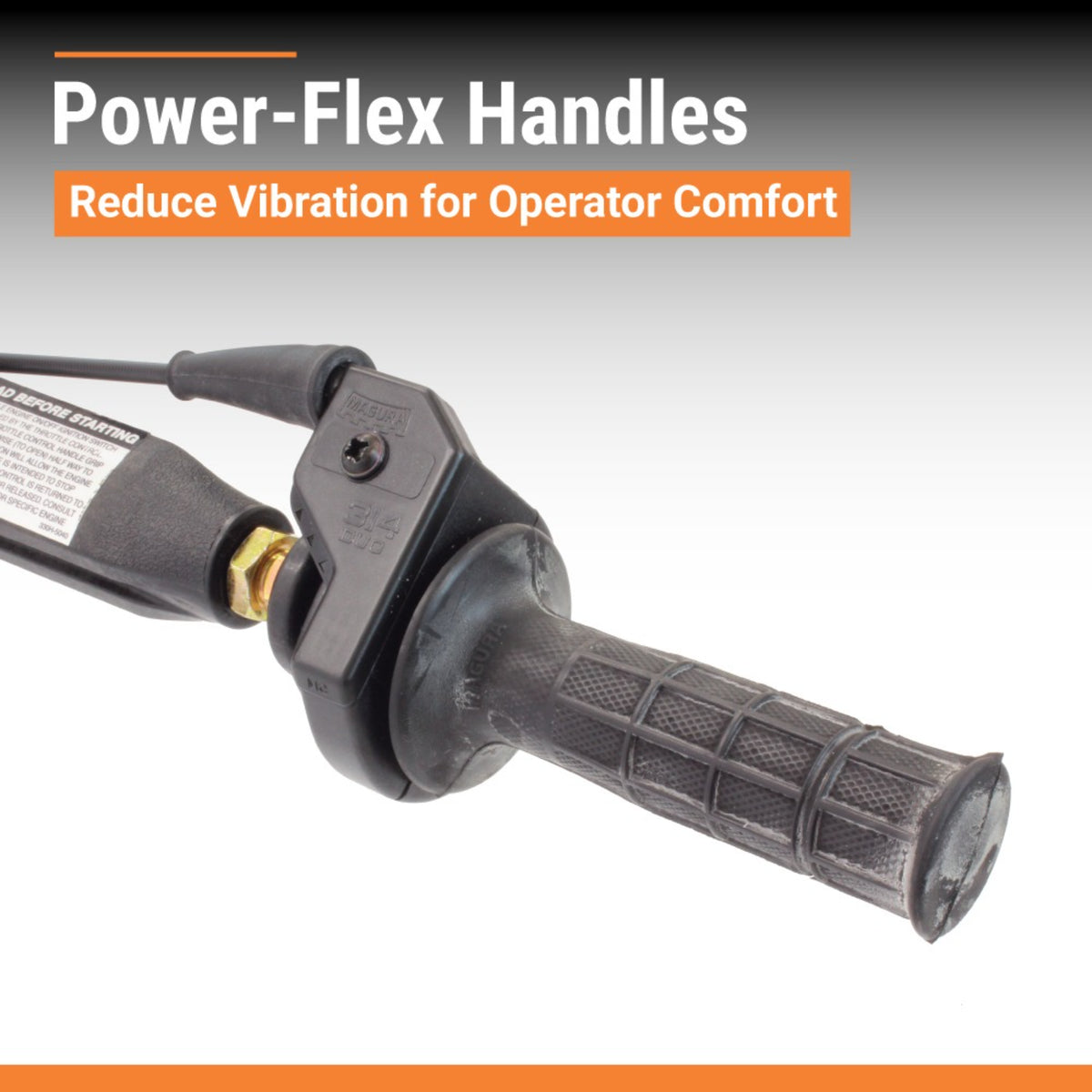 BravePro Two-Man Earth Auger — 1-3/8 in. Hex Drive, Honda GXV160