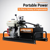BravePro Hydra Buddy Hydraulic Power Pack — 2,000 PSI, 5.5 GPM, Honda GX270 Recoil Start