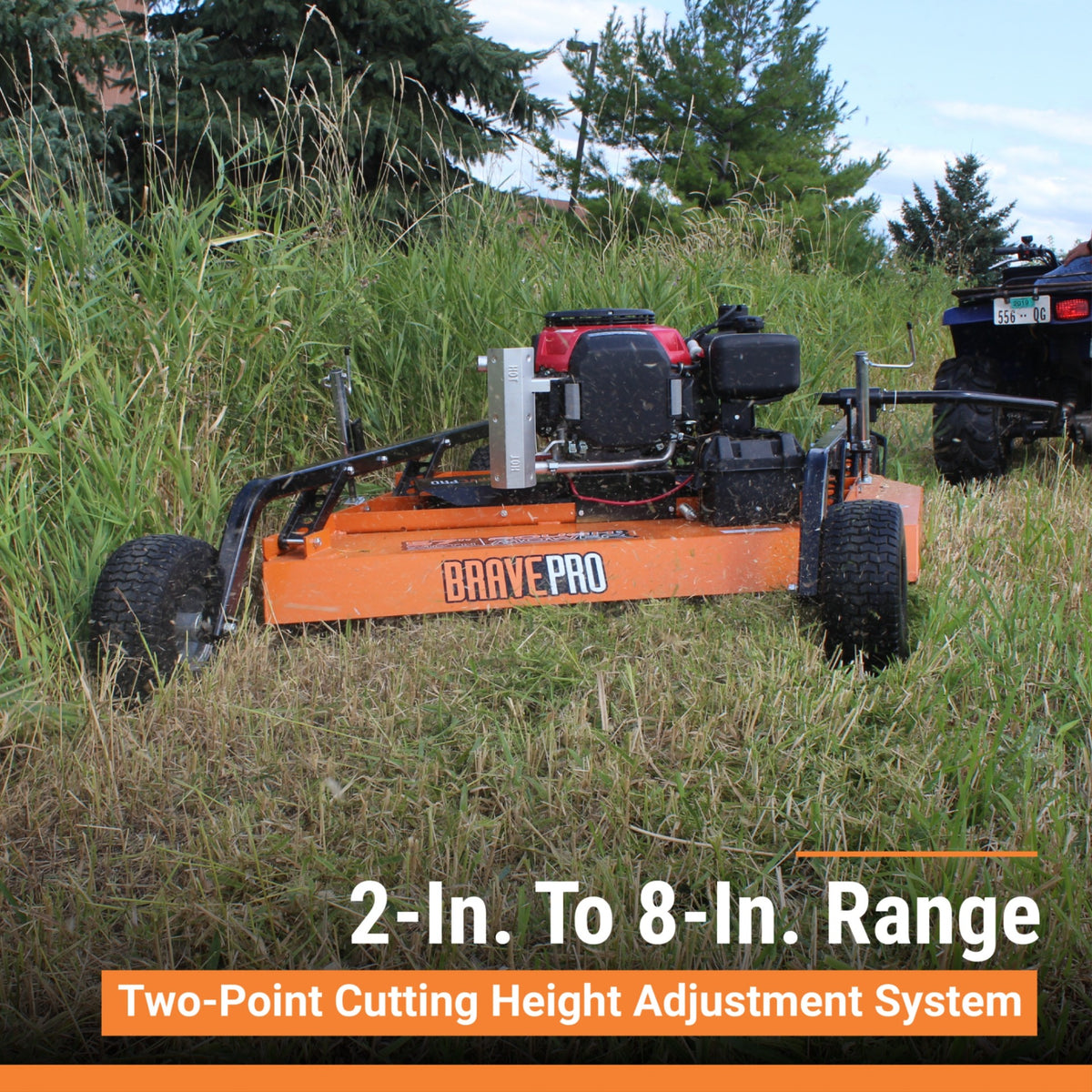 BravePro 44 in. Towable Rough Cut Mower — Honda GXV630 20 HP V-Twin