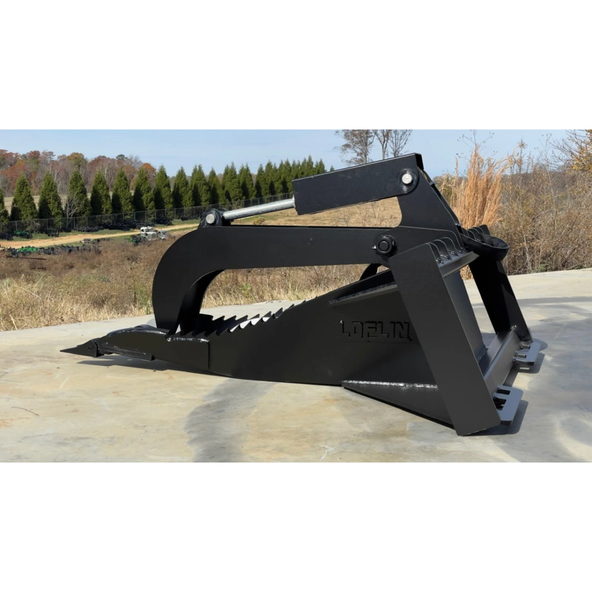 Loflin Fabrication Stump Bucket Grapple