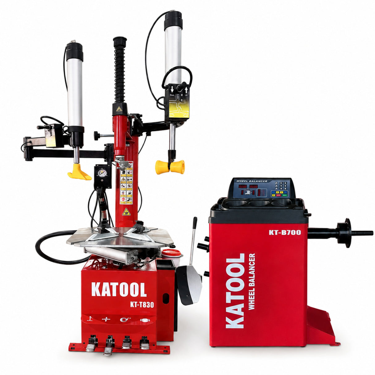Katool KT-T830 Tire Changer & KT-B700 Wheel Balancer Combo