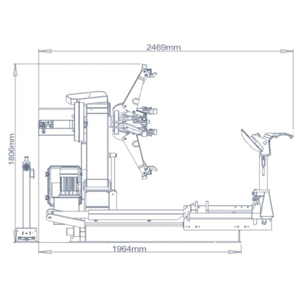 Katool KT-T160 & KT-B795 Heavy Duty Truck Tire Changer and Balancer Combo