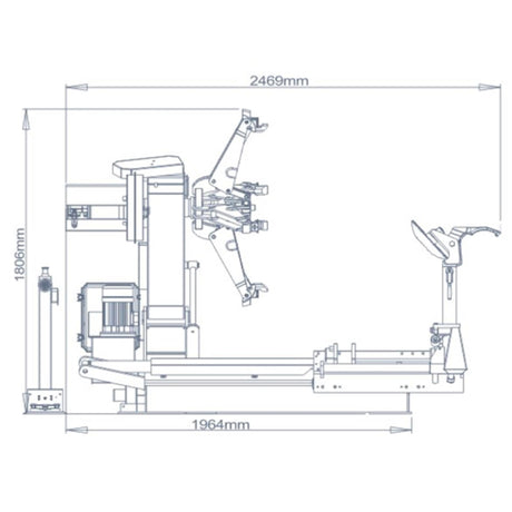 Katool KT-T160 & KT-B795 Heavy Duty Truck Tire Changer and Balancer Combo