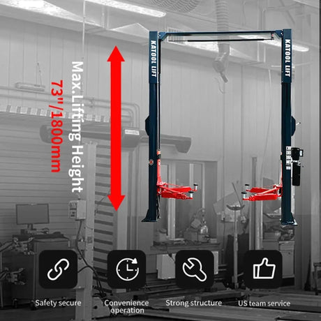 Katool KT-M140XD 14000 lbs Two Post Overhead Car Lift