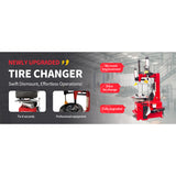 Katool KT-T830 12"-24" Rims Light Duty Assist Arm Tire Changer