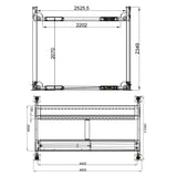 Katool KT-4H950 9500 lbs Heavy Duty Parking Lift