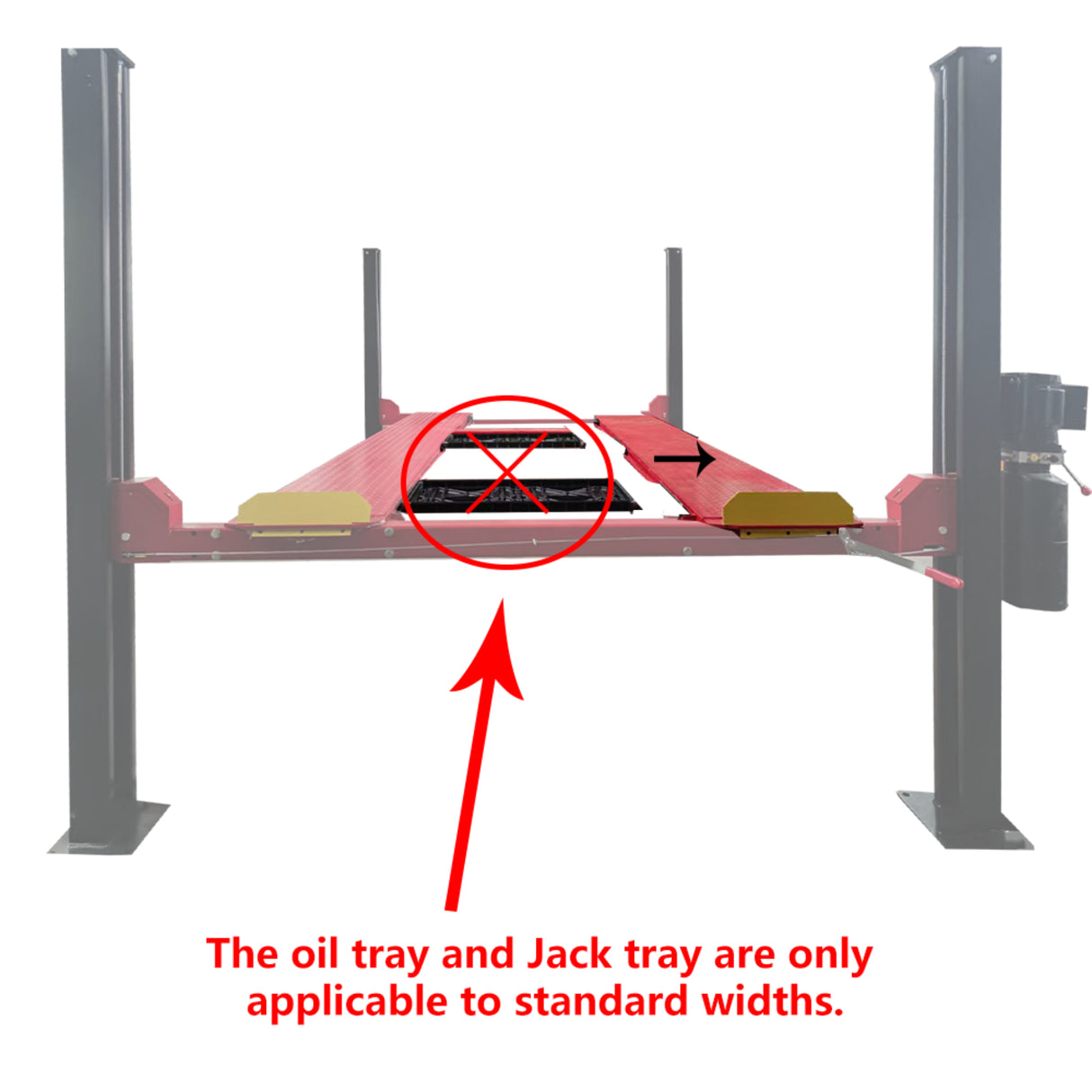 Katool KT-4H950 9500 lbs Heavy Duty Parking Lift