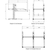 Katool KT-P2700 6600 lbs Two Post Car Lift
