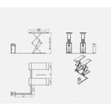 Katool KT-X95 8000 lbs Full Rise Scissor Lift