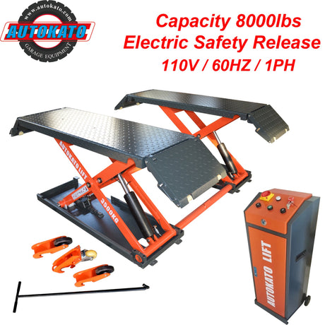 Katool KT-X85 8000 lbs Electric Mid Rise Scissor Lift