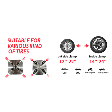 Katool KT-T830 Tire Changer & KT-B750 Wheel Balancer Combo