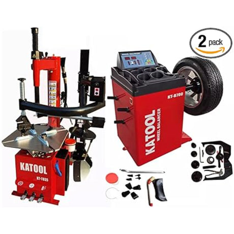Katool KT-T835 Tire Changer & KT-B700 Wheel Balancer Combo