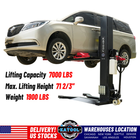 Katool KT-SPL700 7000 lbs Single Post Lift