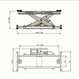 Katool KT-RJ70 7000 lbs Rolling Jack