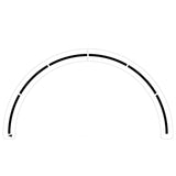 Newstripe Basketball 6′ Center Circle Stencil