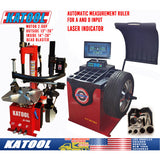 Katool KT-T835 Tire Changer & KT-B750 Wheel Balancer Combo