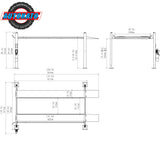 Katool KT-4H110 11000 lbs Four Post Car Lift