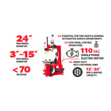 Katool KT-T830 Tire Changer & KT-B750 Wheel Balancer Combo