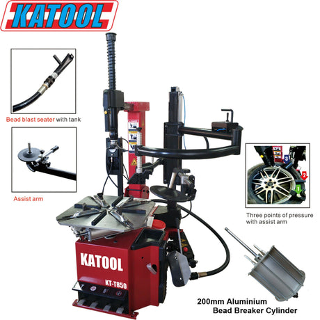 Katool KT-T850 Tire Changer & KT-B760 Wheel Balancer Combo