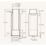 Katool KT-MP4 6" Two Post Lift Truck Extensions