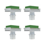 Challenger EVRB-15 1.5in Green Rubber Block Kit Set 4