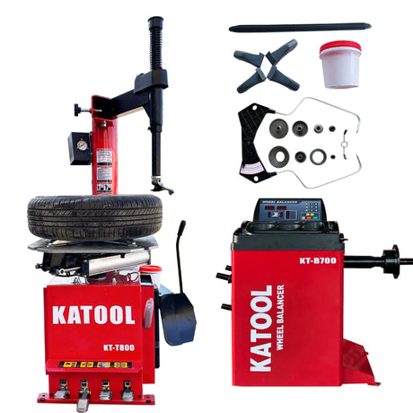 Katool KT-T800 Tire Changer & KT-B700 Wheel Balancer Combo