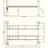 Katool KT-4H150 15000 lbs Heavy Duty 4-Post Car Lift