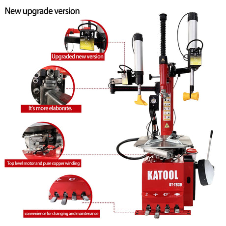 Katool KT-T830 Tire Changer & KT-B750 Wheel Balancer Combo