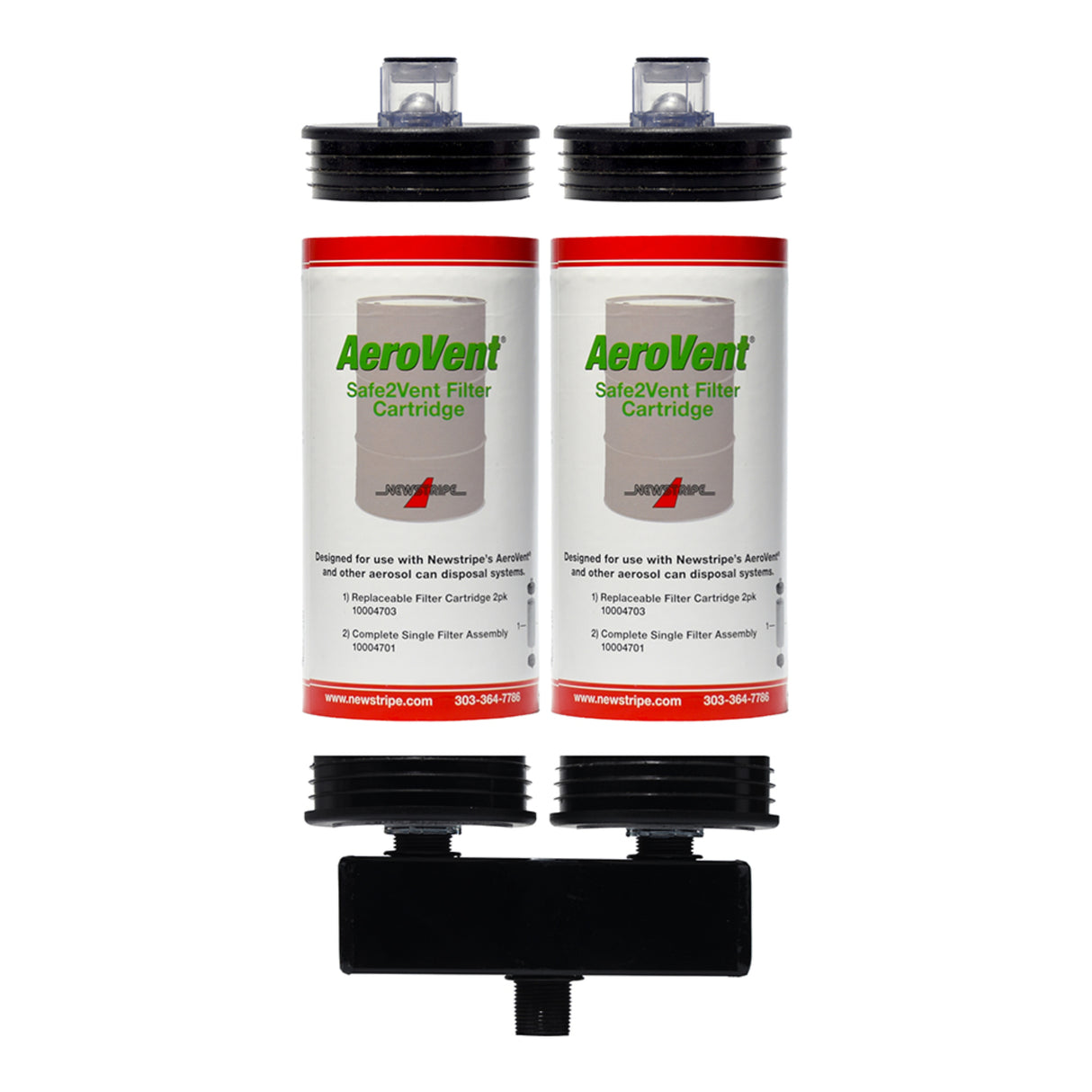 Newstripe AeroVent Safe2Vent Dual Filter Assembly