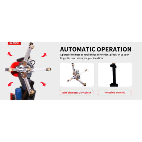 Katool KT-T260 14"-42" Rims Heavy Duty Tire Changer