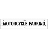 Newstripe 4″ MOTORCYCLE PARKING Stencil