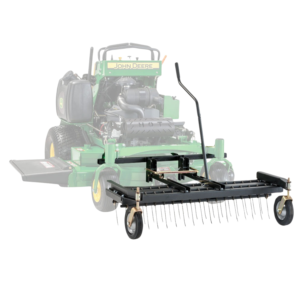 JRCO 46" Tine Rake Dethatcher — Mount Bar Included, Fits SCAG V-Ride XL