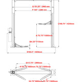 Katool KT-M120 12000 lbs Two Post Car Lift