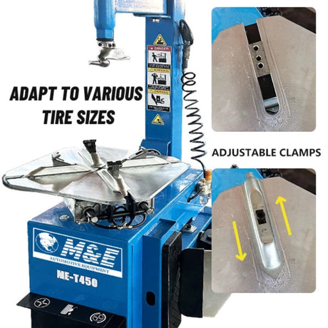 M&E ME-T450 10"–24" Rim Tire Changer Machine