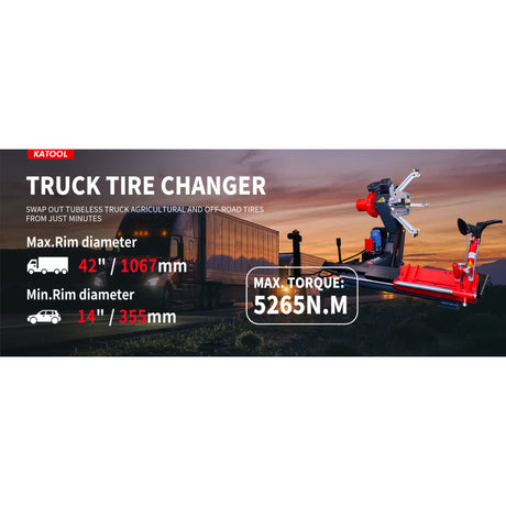 Katool KT-T260 14"-42" Rims Heavy Duty Tire Changer