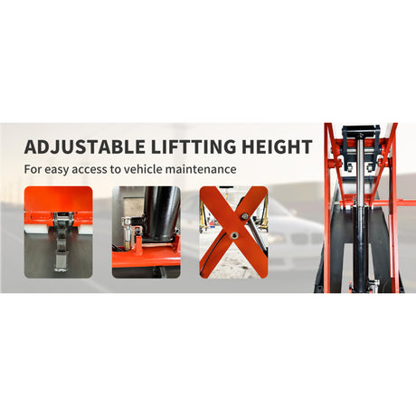 Katool KT-X90E 8000 lbs Electric Mid Rise Scissor Lift