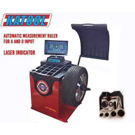 Katool AK-T900 Automatic Hydraulic Tire Changer & KT-B750 Wheel Balancer Combo