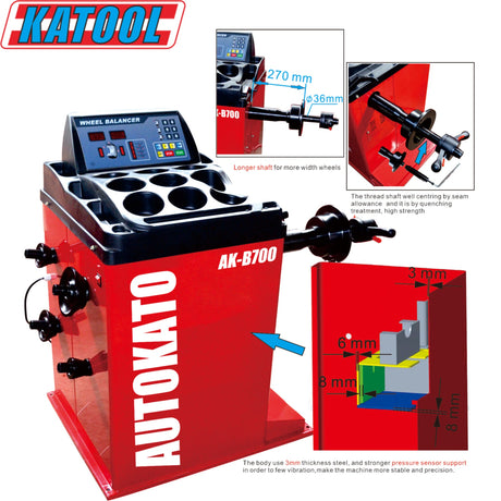 Katool KT-T835 Tire Changer & KT-B700 Wheel Balancer Combo