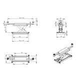 Katool KT-4H150 15000 lbs Heavy Duty 4-Post Car Lift