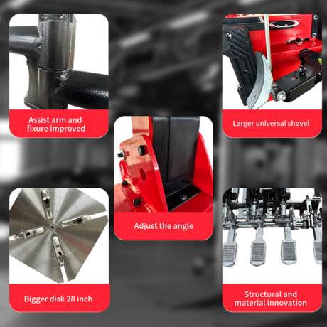 Katool KT-T850 14"-28" Rims Tilt-Back Tire Changer